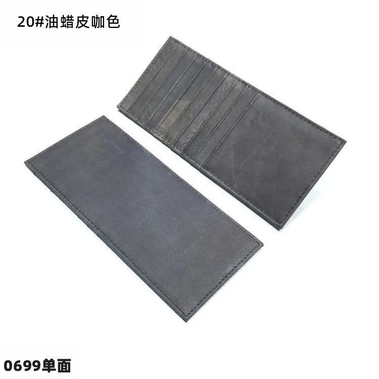 Wall Street Leather Card Holder – Large Capacity Finance Bro Wallet with 9 Sleeves