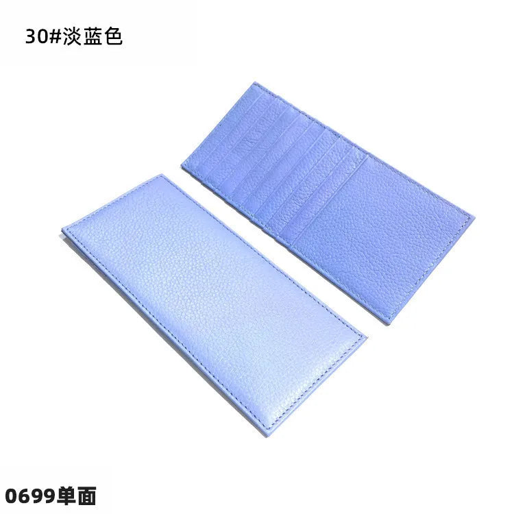 Wall Street Leather Card Holder – Large Capacity Finance Bro Wallet with 9 Sleeves
