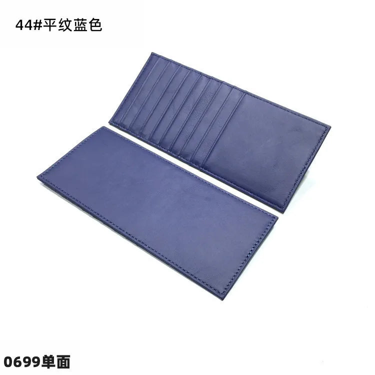 Wall Street Leather Card Holder – Large Capacity Finance Bro Wallet with 9 Sleeves