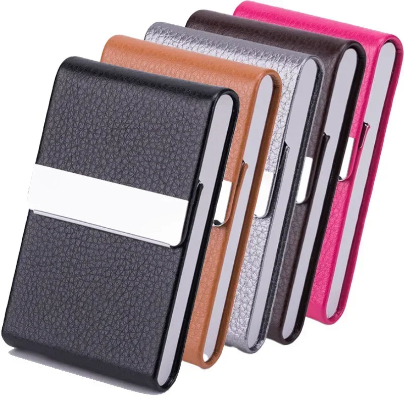 Patrick Bateman Executive Slim PU Leather Card Holder – Business Multifunction Wallet & Magnetic Case