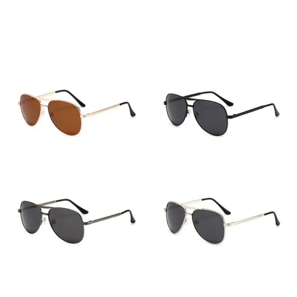Wall Street Aviator UV400 Sunglasses – Anti-Glare Pilot Style for Finance Bros