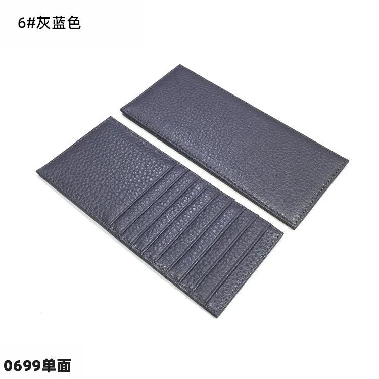 Wall Street Leather Card Holder – Large Capacity Finance Bro Wallet with 9 Sleeves