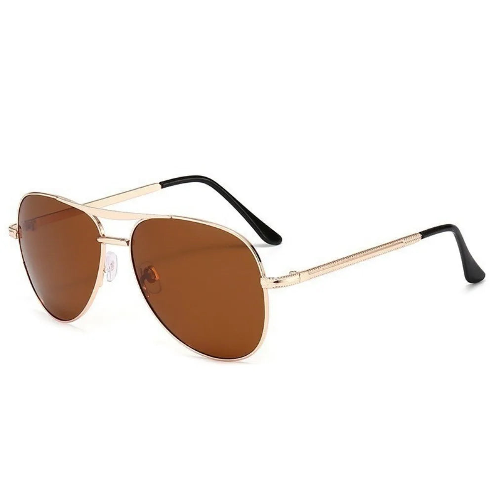 Wall Street Aviator UV400 Sunglasses – Anti-Glare Pilot Style for Finance Bros