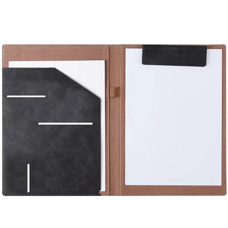 Wall Street Executive Leather A4 Contract Folder – Business Document & File Organizer