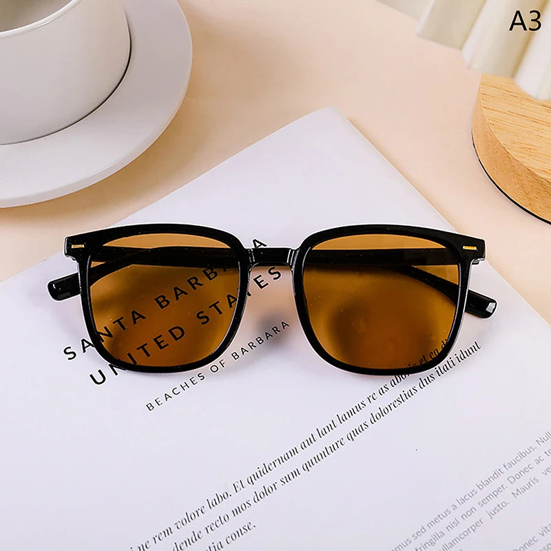 Wall Street Square Sunglasses – Vintage Luxury Unisex Finance Bro Shades