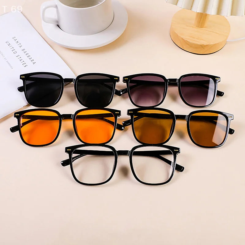 Wall Street Square Sunglasses – Vintage Luxury Unisex Finance Bro Shades