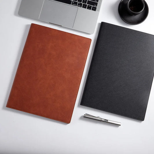 Wall Street Executive Leather A4 Contract Folder – Business Document & File Organizer